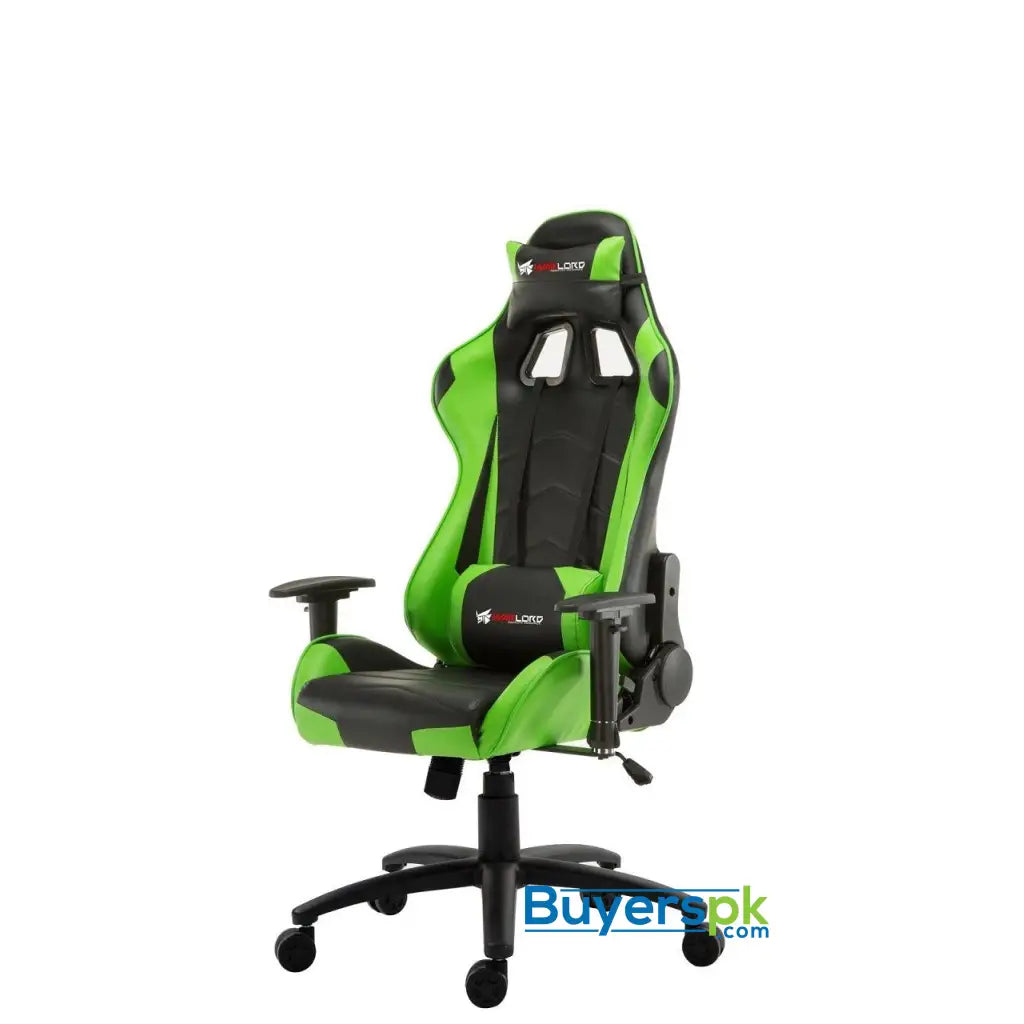 Warlord Huntsmen Gaming Chair - Black/Green Huntsmen-Green - Chair Warlord Huntsmen Gaming Chair - Black/Green Huntsmen-Green - Chair